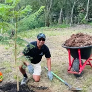 Founder of Wisdom Tree International Foundation planted Foundation Tree