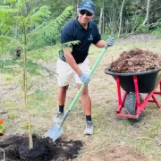 Founder of Wisdom Tree International Foundation planted Foundation Tree