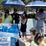 Distributed Free Water Bottles