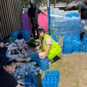 Distributed Free Water Bottles